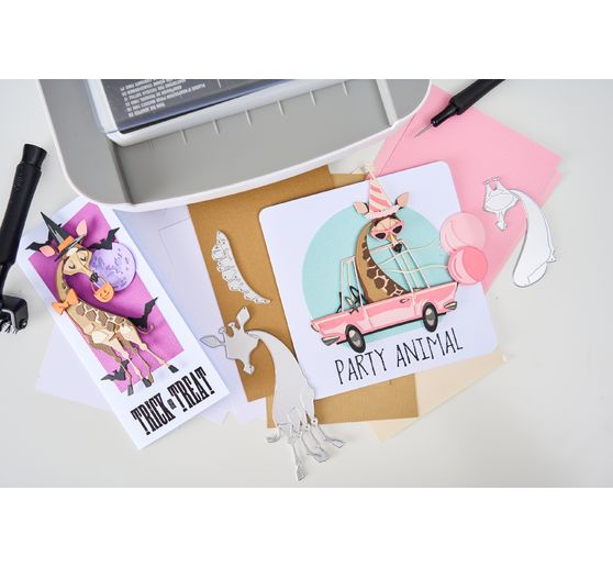 Gabarit d'estampe Sizzix Thinlits &laquo; Gertrude - Mini Colorize by Tim Holtz &raquo;