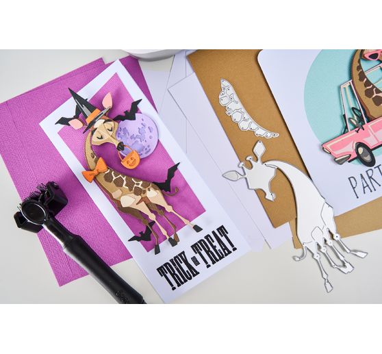 Gabarit d'estampe Sizzix Thinlits &laquo; Gertrude - Mini Colorize by Tim Holtz &raquo;