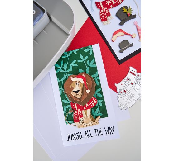 Gabarit d'estampe Sizzix Thinlits &laquo; Harrison - Mini Colorize by Tim Holtz &raquo;