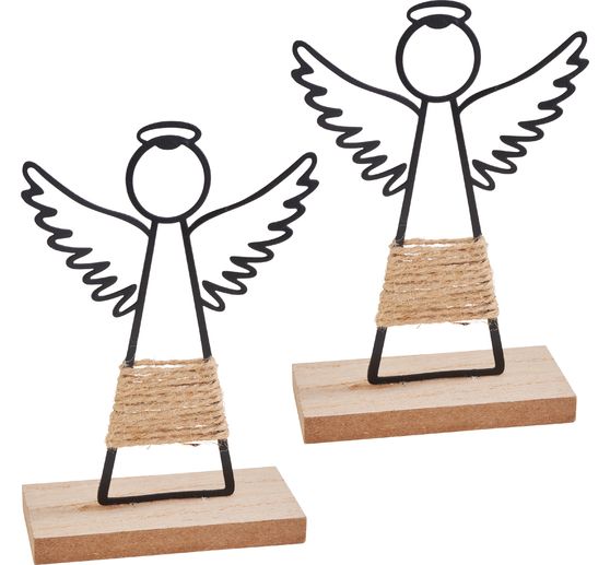 Ange en m&eacute;tal VBS, 2 pi&egrave;ces