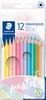 Crayons de couleur STAEDTLER &laquo; Pastel &raquo;, 12 couleurs