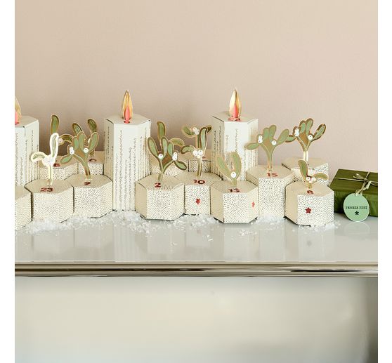 Advent calendar craft kit "Mistletoe branches"