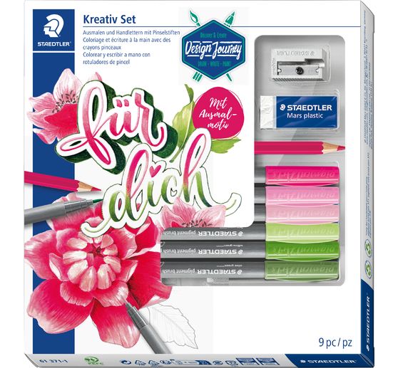 STAEDTLER Brush Lettering Set, 9 pcs.