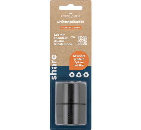 Taille-crayons triple share
