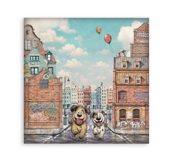 Bloc de papier scrapbooking Stamperia &laquo; Furry Friends 2 &raquo;