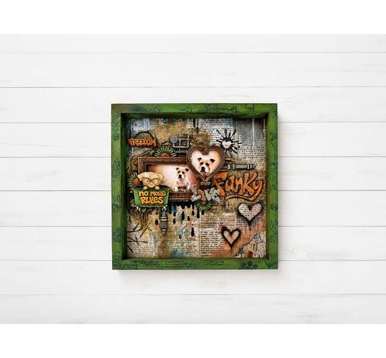 Bloc de papier scrapbooking Stamperia &laquo; Furry Friends 2 Backgroundss &raquo;