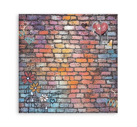 Bloc de papier scrapbooking Stamperia &laquo; Furry Friends 2 Backgroundss &raquo;
