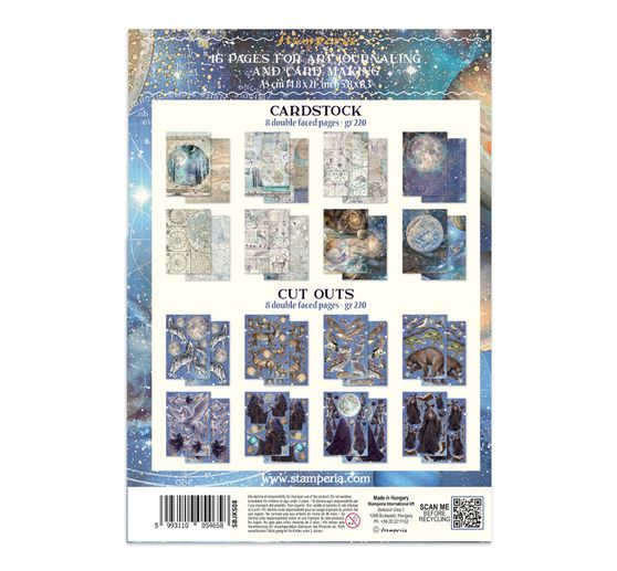 A5 Junk Journal Focus Points Stamperia &laquo; Cosmos &raquo;