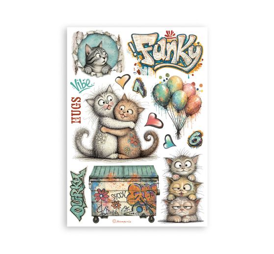 Washi pad Stamperia &laquo; Furry Friends 2 &raquo;