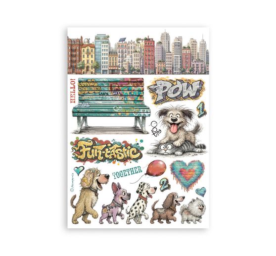 Washi pad Stamperia &laquo; Furry Friends 2 &raquo;
