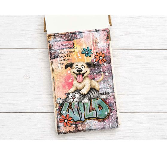 Assortiment de Rub On Stamperia &laquo; Furry Friends 2 &raquo;