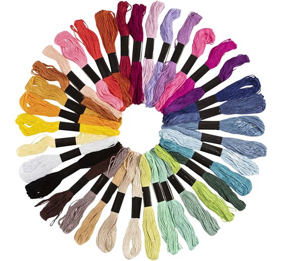 Embroidery thread set "Assorted colours"