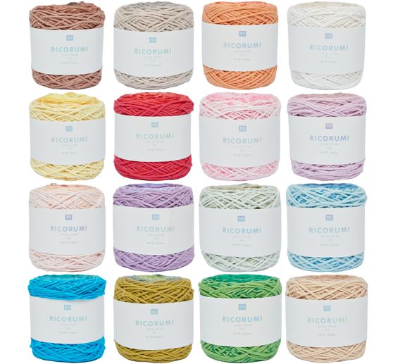 Fils coton Rico Ricorumi &laquo; Spin Spin &raquo;, set de 16