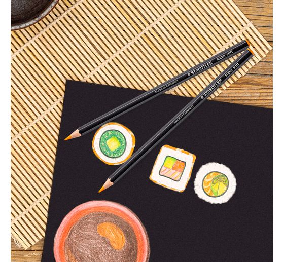 Crayons de couleur STAEDTLER &laquo; Super soft &raquo;