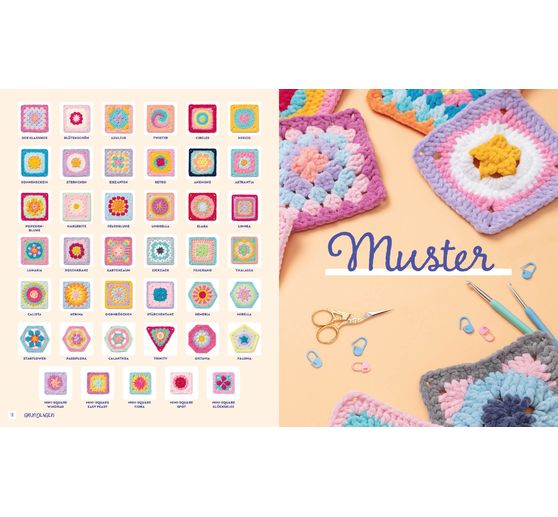Livre &laquo; Granny Squares - soft & cosy &raquo;