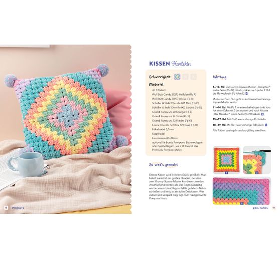 Livre &laquo; Granny Squares - soft & cosy &raquo;