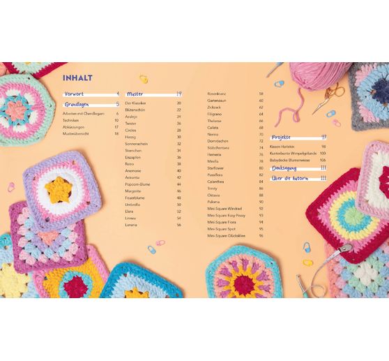 Livre &laquo; Granny Squares - soft & cosy &raquo;