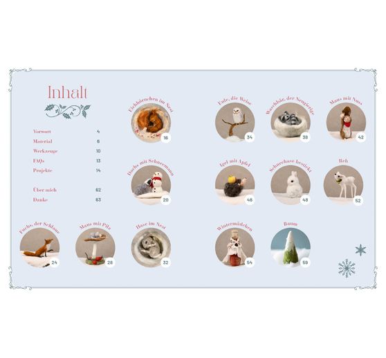 Livre &laquo; Zauberhaft gefilzt: Winter-Edition &raquo;