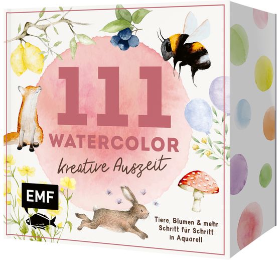 Livre &laquo; 111 Watercolor - Kreative Auszeit &raquo;