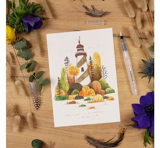 Pinceau &agrave; eau STAEDTLER pour aquarelle &laquo; Taille S &raquo;