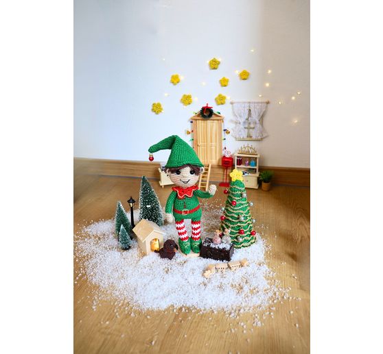 Kit lutins &laquo; Sapin illumin&eacute; & couronne de No&euml;l &raquo;