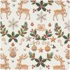 Cotton fabric "Rentier & Ilex", acrylic coated