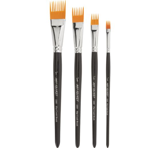 VBS Comb Brush "Artist Brush", set of 4
