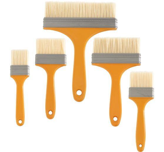 Pinceau plat VBS, set de 5