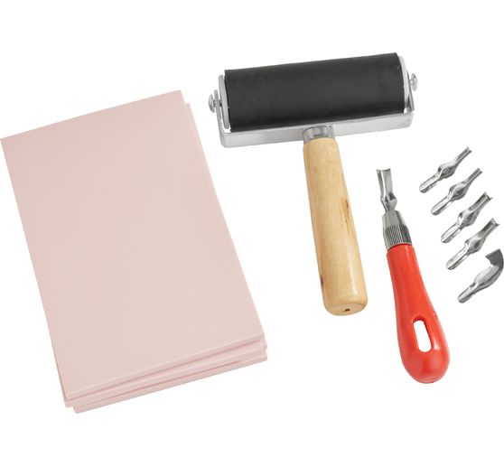 Set de linogravure VBS, 12 pc.
