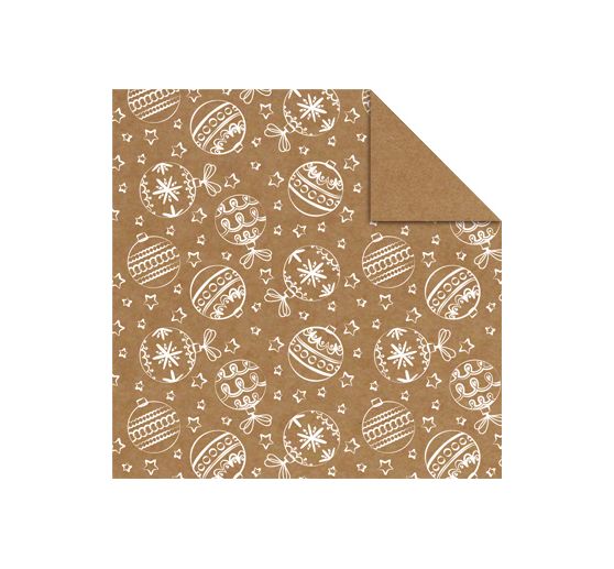 Feuilles de pliage « Noël papier kraft »