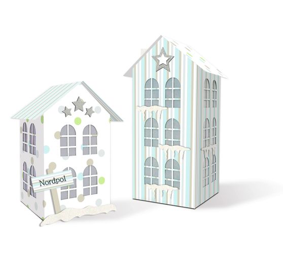 Carton photo à motifs « Frosty Blue »