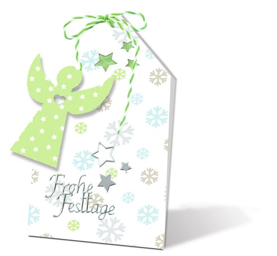 Carton photo à motifs « Frosty Blue »