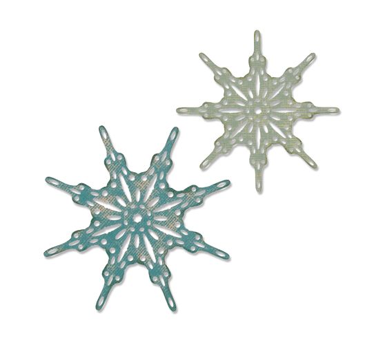 Gabarit d'estampe Sizzix Thinlits « Fanciful Snowflakes by Tim Holtz »