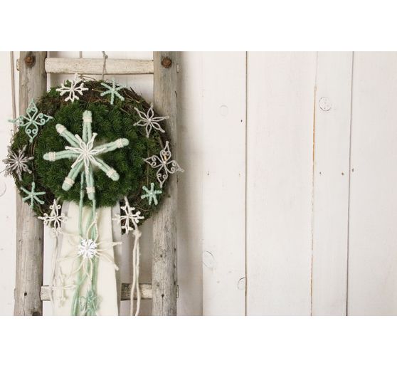 Magazine DIY Felt + Wool + Wire Autumn Christmas "Retro Wrap Stars"