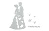 Gabarit d’estampe « Couple de mariés »
