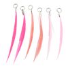 Plumes déco à œillet Mix fuchsia