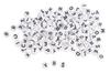 Set de perles lettres, rondes