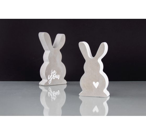 Moule « Famille Lapin », 2 empreintes