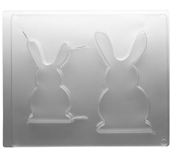 Moule « Famille Lapin », 2 empreintes
