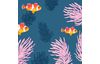 Serviette « Poissons-clowns »