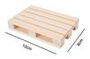 Miniature wooden pallet