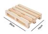 Miniature wooden pallet
