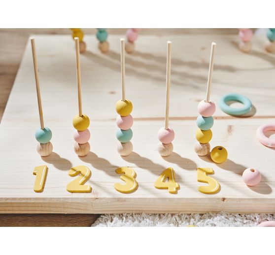 Perles en bois percées VBS « Ø 15 mm »
