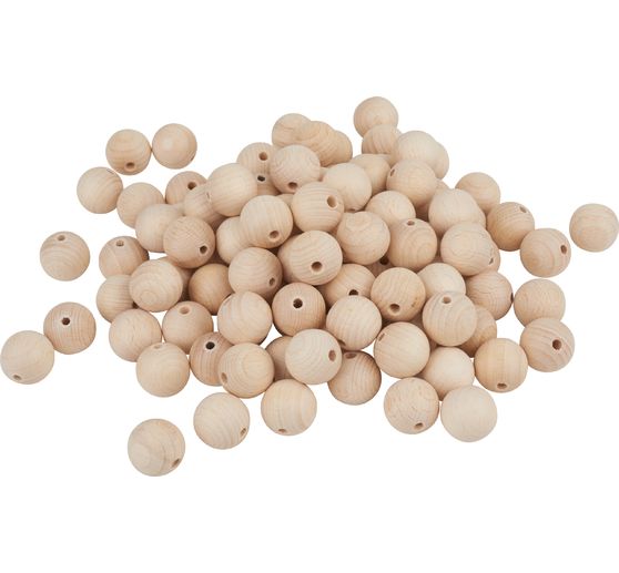 Perles en bois VBS « Ø 20 mm »