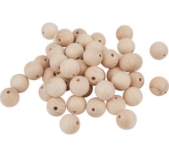 Perles en bois VBS « Ø 20 mm »