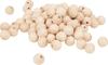 Perles en bois demi-percées VBS « Ø 10 mm »