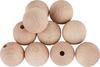 Perles en bois demi-percées VBS « Ø 20 mm »
