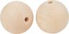 Perles en bois demi-percées VBS « Ø 70 mm »