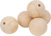 Perles en bois demi-percées VBS « Ø 70 mm »