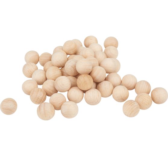 Perles en bois non percées VBS « Ø 12 mm »